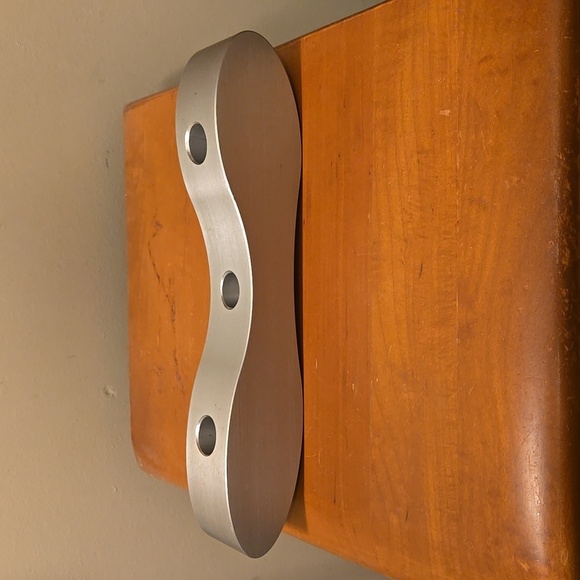 Nambe Other - Nambe #6402 Aluminum Candleholder 12 inches